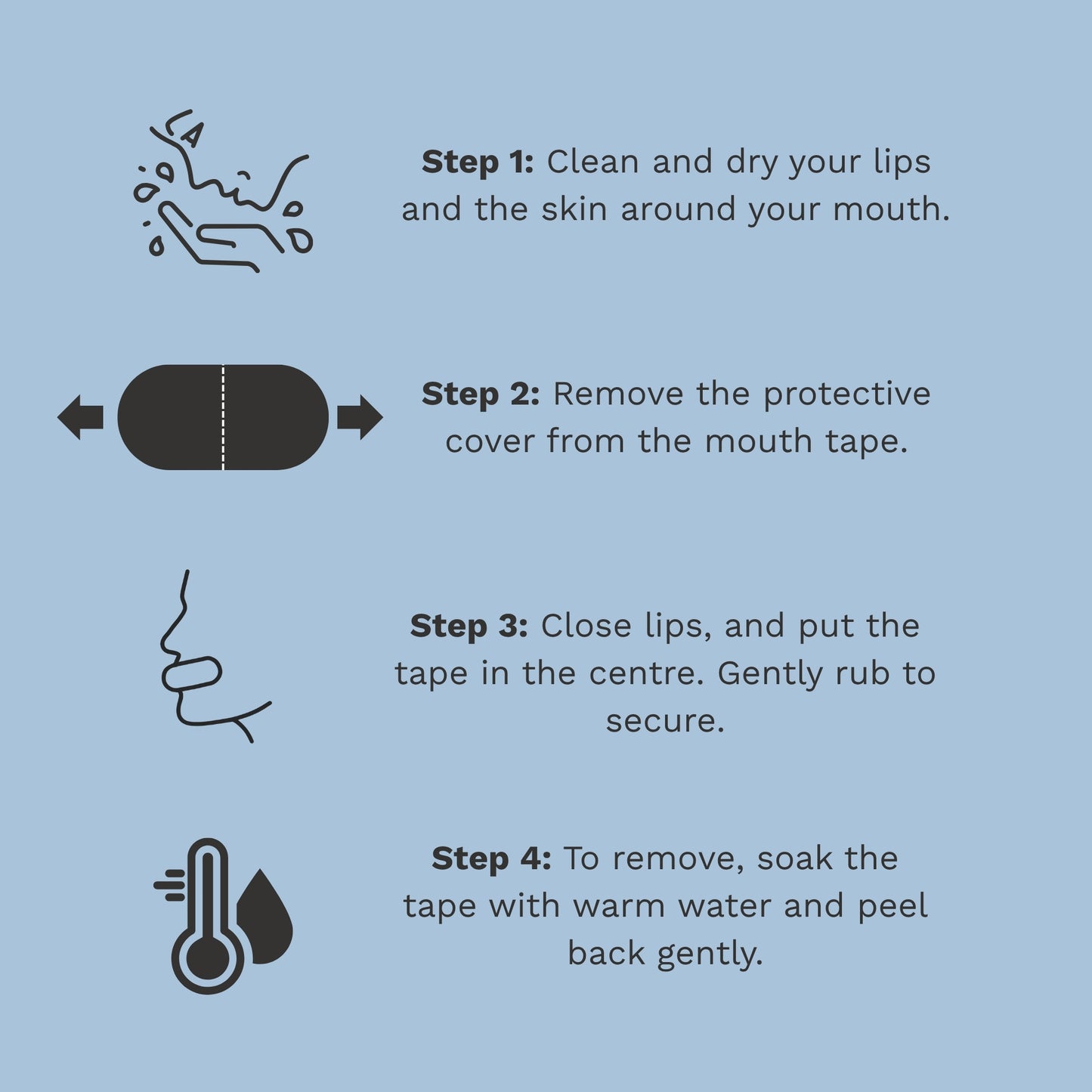 Mouthtape 60 Pack, Pink Fabric Anti Snore Mouth Strips for Sleeping, Anti Snoring Tapes, Sleep Strip for Sleeping, Snoring Aid for Women and Men, Improves Nose Breathing, Sleep Tape