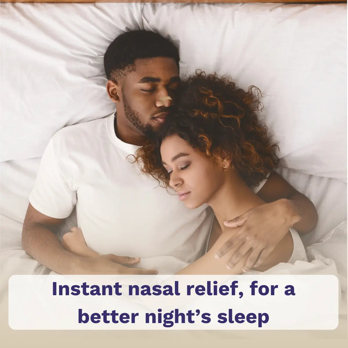 Sleepeze Remedies Large Beige Nasal Strips 60 Pack | Nasal Strips for Snoring | Nose Strips for Breathing